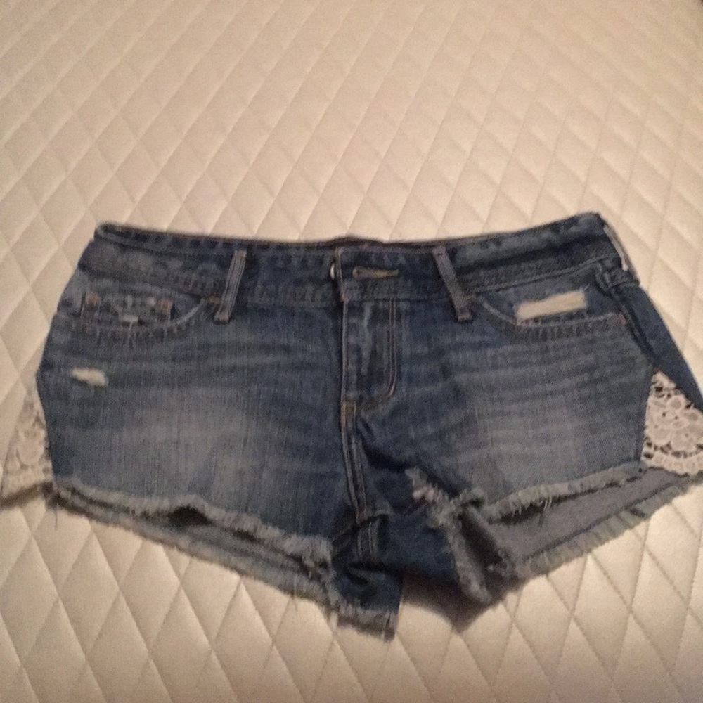 Denim shorts